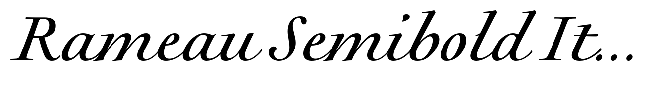 Rameau Semibold Italic